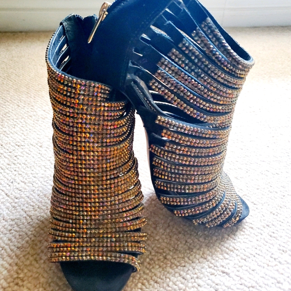 Carrano Brazil embellished bootie. Indian Bride